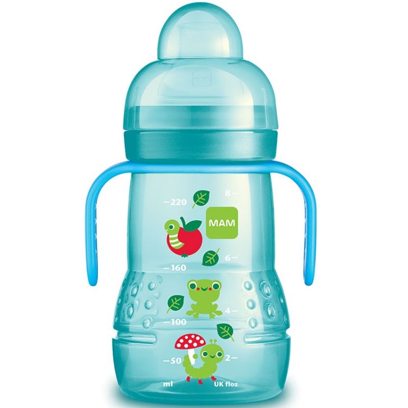 Biberon de transition grenouille - débit 3 rapide (220 ml) MAM