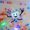 Personnage Party Pal blanc et 2 cubes lumineux  par Glo Pals