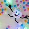 Personnage Party Pal blanc et 2 cubes lumineux  par Glo Pals