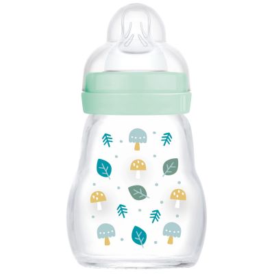 Biberon verre 170 ml Pattern fruit menthe - Tétine Débit 1