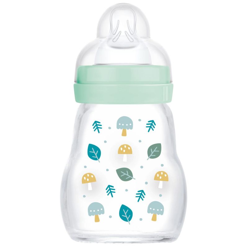 Biberon verre 170 ml Pattern fruit menthe - Tétine Débit 1 MAM Produit 1