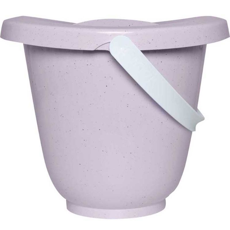 Poubelle à couches avec couvercle Speckles lila Luma Babycare