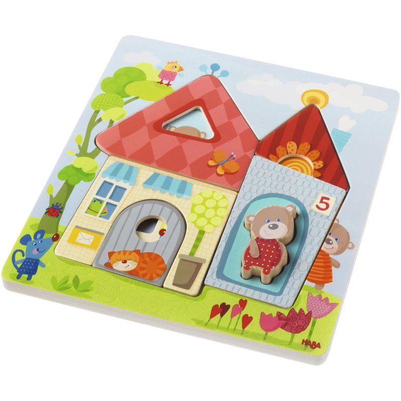 Puzzle en bois La maison des oursons Haba