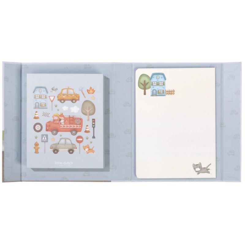 Livre de dessin magnétique Jim Véhicules Little Dutch Produit 5