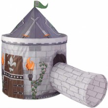 Tente château avec tunnel gris  par KidKraft