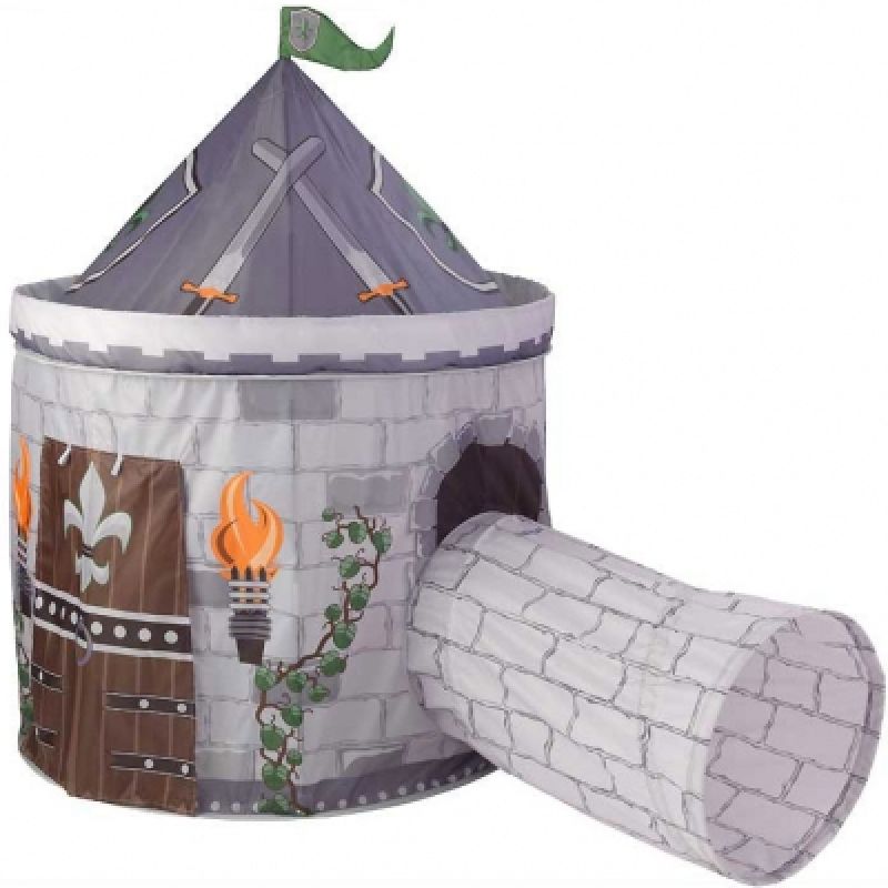 Tente château avec tunnel gris KidKraft