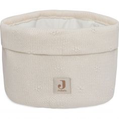 Panier de rangement Cosy Knit Ivory (14 x 18 cm) - Jollein