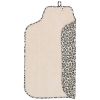 Tapis à langer Charly Graou Greige Rose in April Produit ouvert 2