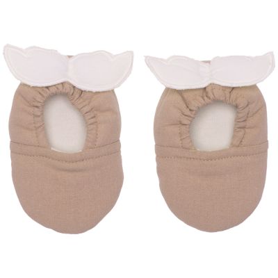 Chaussons avec ailes d'ange Mocha (0-6 mois)