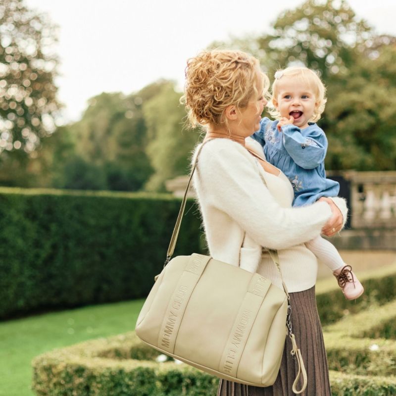Sac à langer Mommy Club Simili cuir vert Childhome Ambiance 2