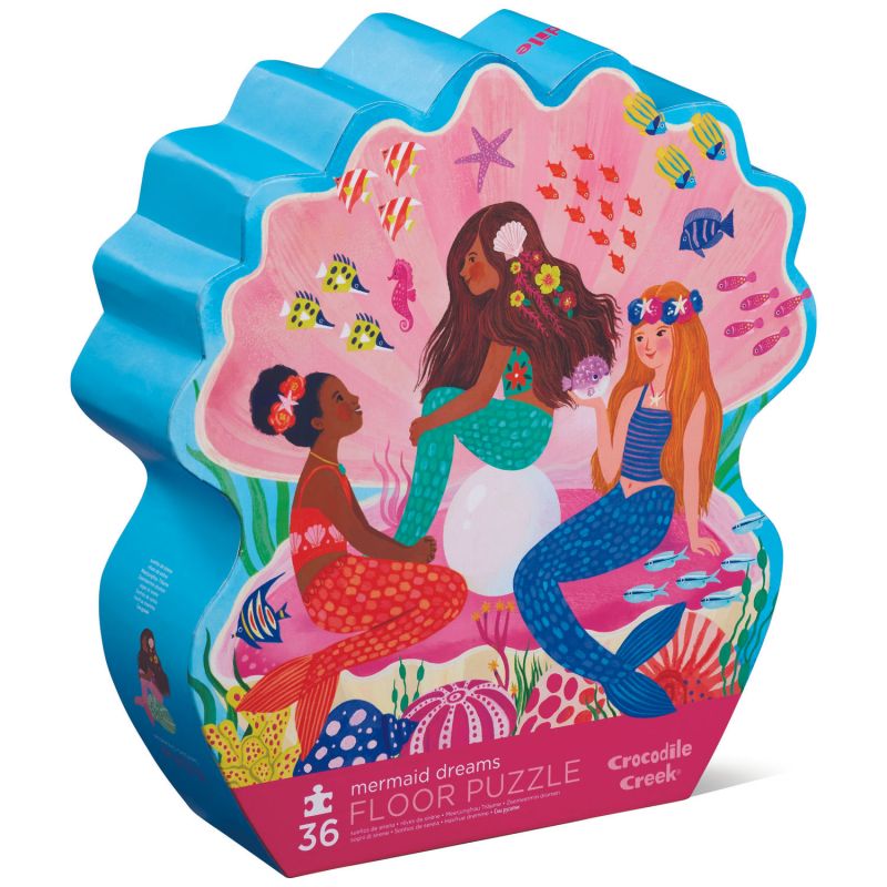Puzzle Rêve de sirènes (36 pièces) Crocodile Creek Packaging 1