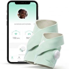 Owlet Smart Sock Plus menthe (0-18 mois) - Owlet