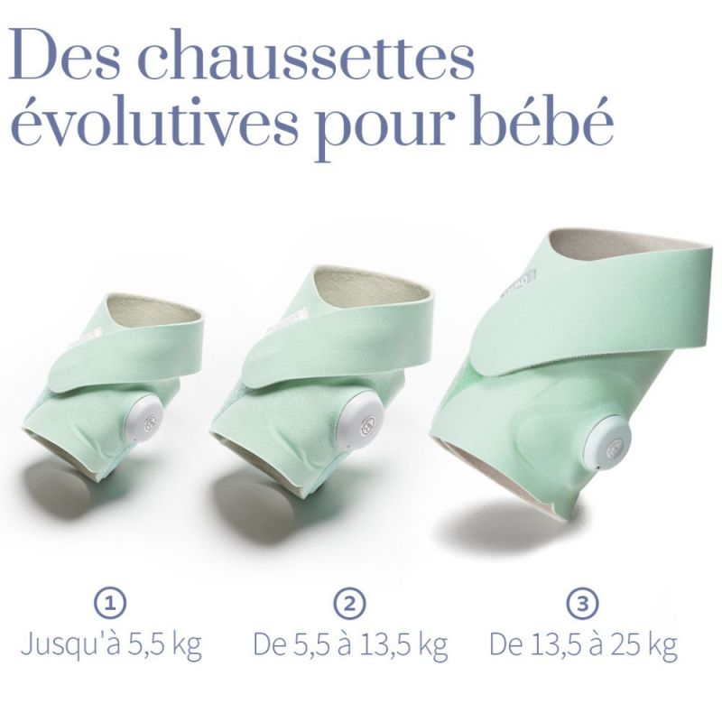 Chaussette connectée Owlet Smart Sock Plus menthe (0-18 mois) Owlet Produit 3