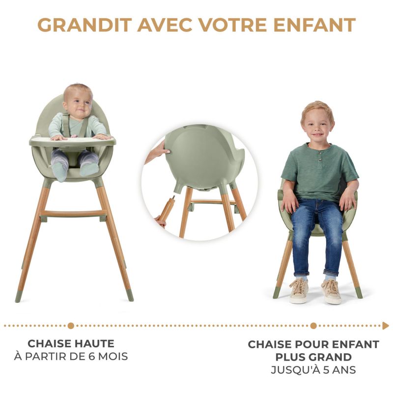 Chaise haute 2 en 1 Fini 2 Green Kinderkraft Produit 3