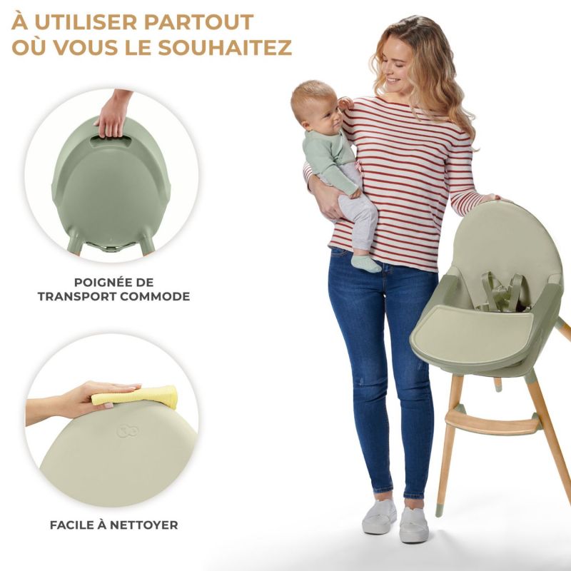 Chaise haute 2 en 1 Fini 2 Green Kinderkraft Produit 4