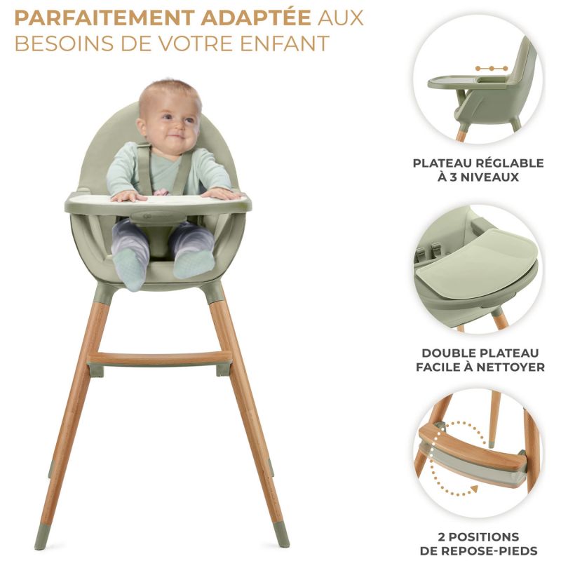 Chaise haute 2 en 1 Fini 2 Green Kinderkraft Produit 5