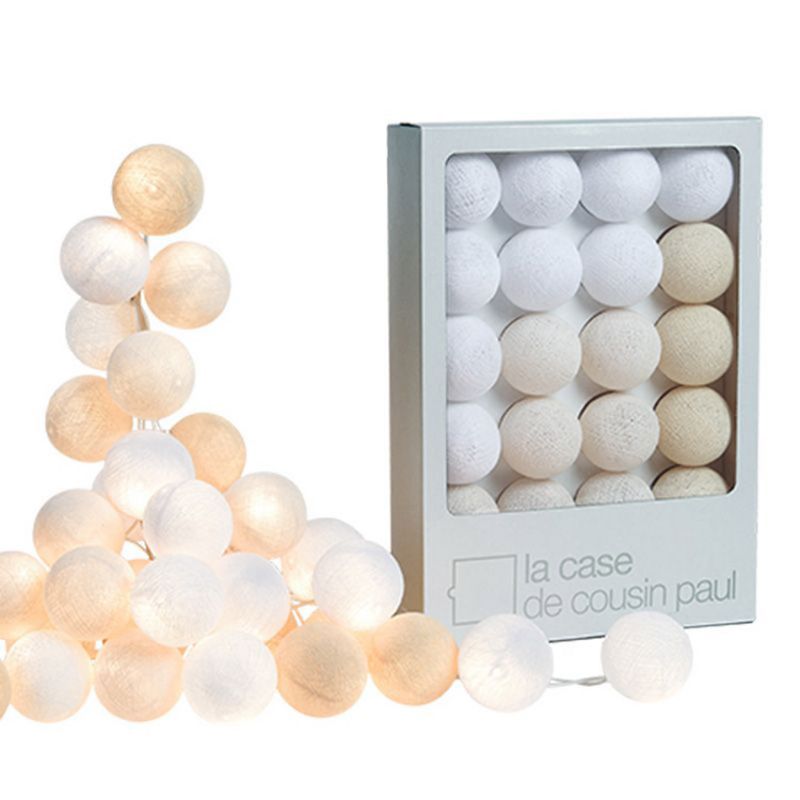 Coffret guirlande lumineuse L'Original Uyuni beige La case de cousin paul