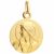 Variation Doré du produit Pendentif médaille Vierge Avec Maria en prière personnalisable (plaqué or) de la marque Petits trésors