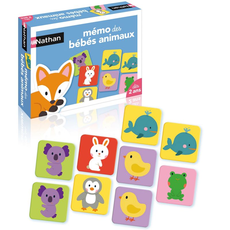 Mémo des bébés animaux Nathan
