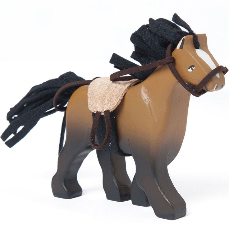 Cheval brun (19 cm) Le Toy Van