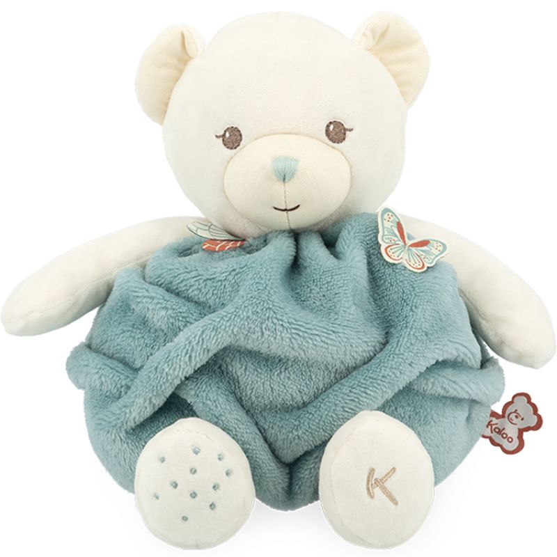 Peluche bulle d'amour ours vert Plume (30 cm) Kaloo