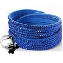 Bracelet Strass bleu  par Siyaje