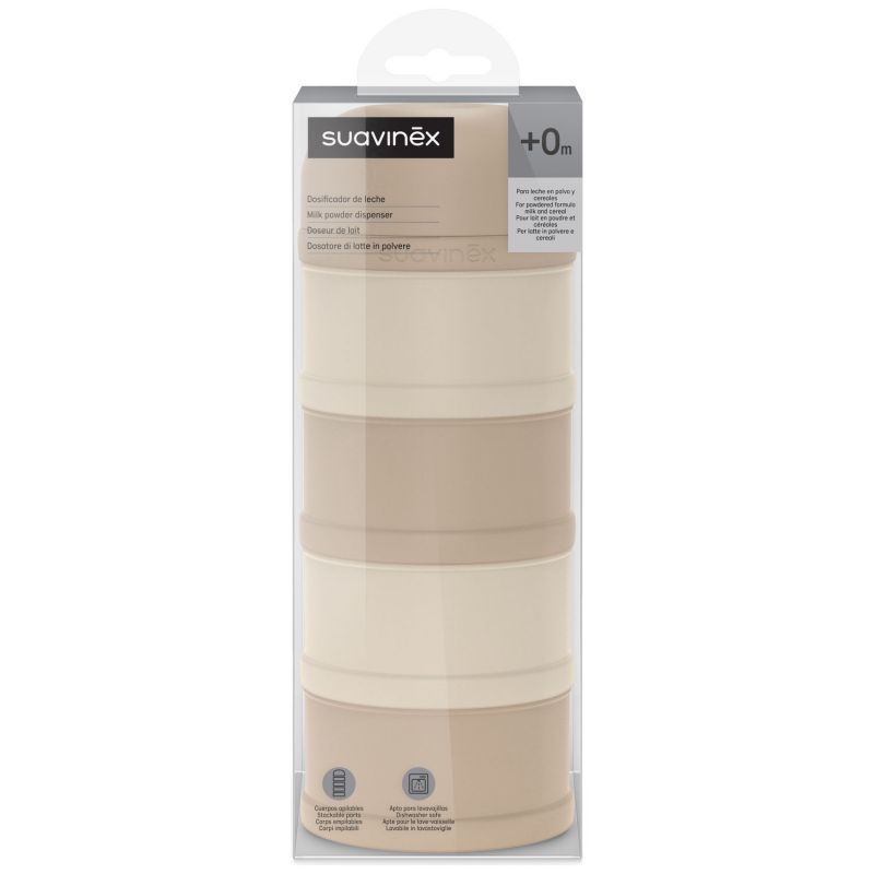 Boîte doseuse 4 compartiments Wonderland beige Suavinex Packaging 3