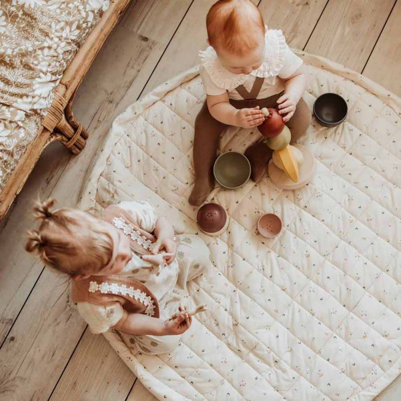 Tapis de jeu 2 en 1 Noomad Organic Soft Moon Play&Go Ambiance 5