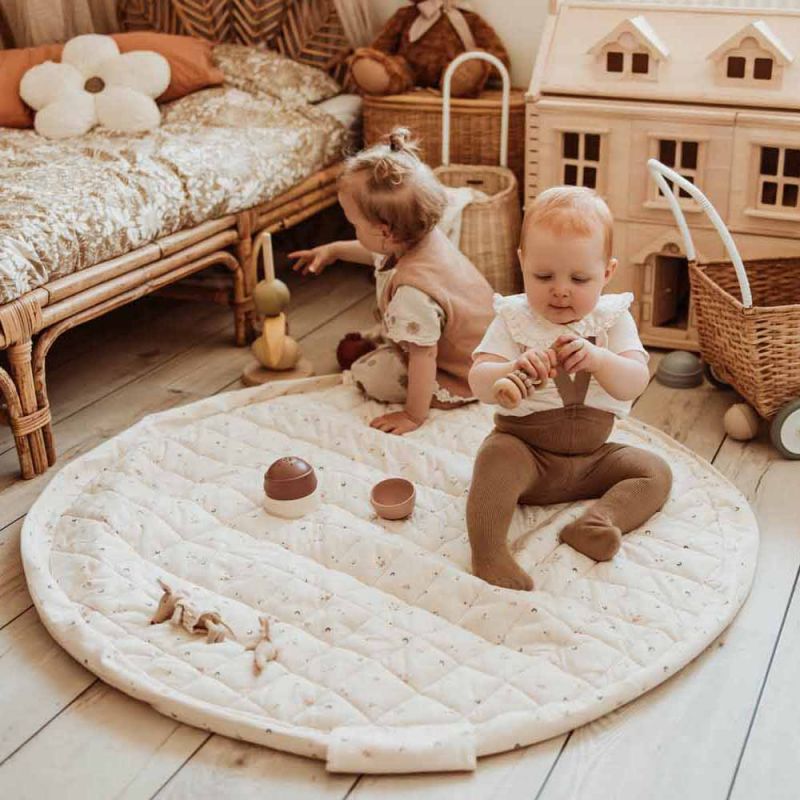 Tapis de jeu 2 en 1 Noomad Organic Soft Moon Play&Go Ambiance 6