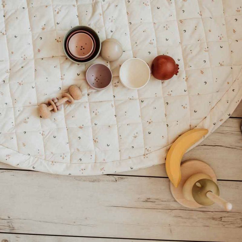 Tapis de jeu 2 en 1 Noomad Organic Soft Moon Play&Go Ambiance 8