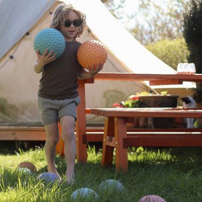 Balle sensorielle Bleu Plomb (22 cm)