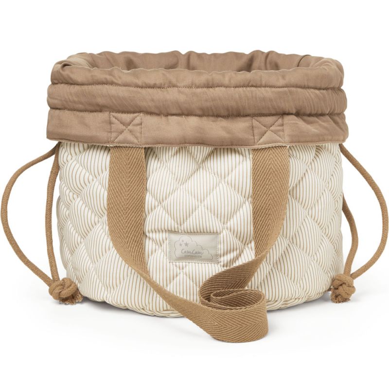 Sac vide poche à suspendre Classic Stripes Camel Cam Cam Copenhagen