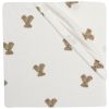 Drap housse en jersey Mini Teddy Bear (60 x 120 cm) Jollein Produit 1