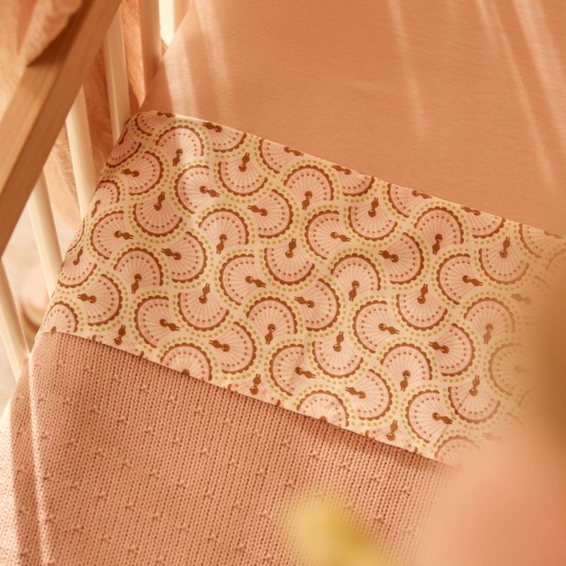 Couverture Sprinkle Knit Silk Rose (100 x 150 cm) Jollein Ambiance 2