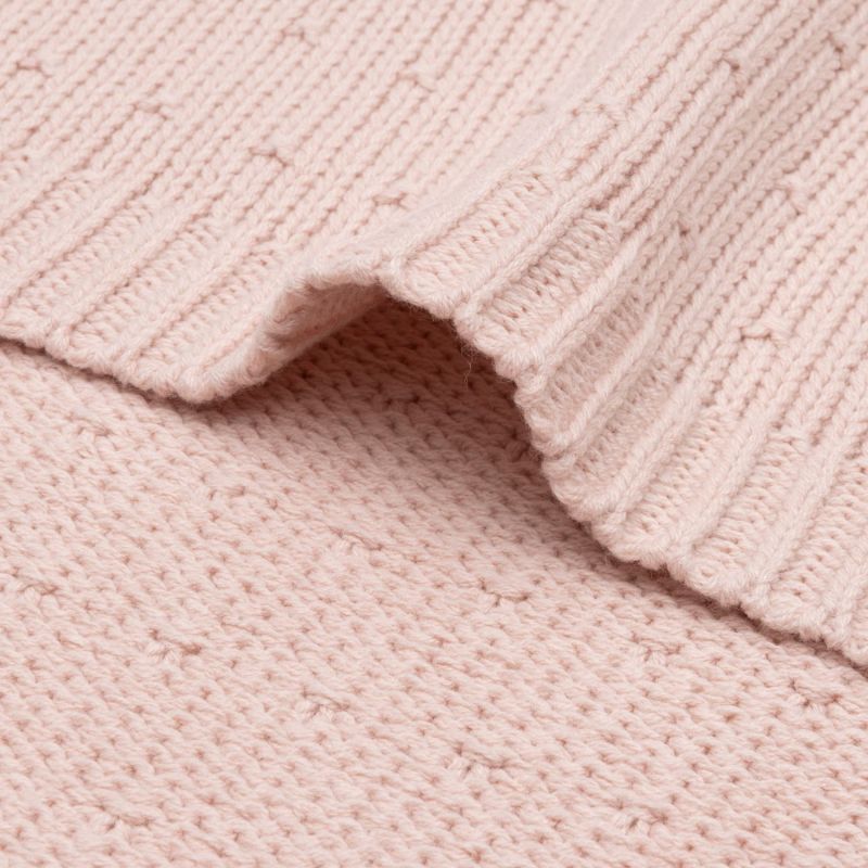 Couverture Sprinkle Knit Silk Rose (100 x 150 cm) Jollein Produit 5