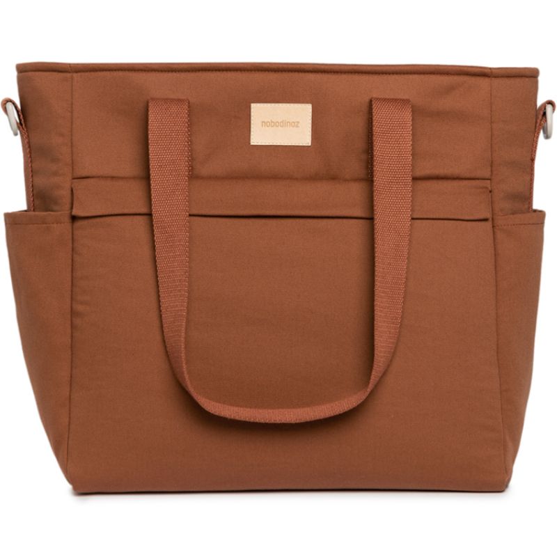 Sac à langer waterproof Baby on the go Clay Brown Nobodinoz