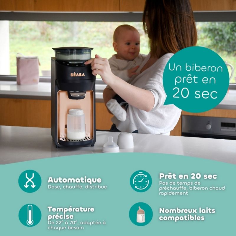 Préparateur de biberons Milkeo Plus Night blue V2 Béaba Ambiance 6