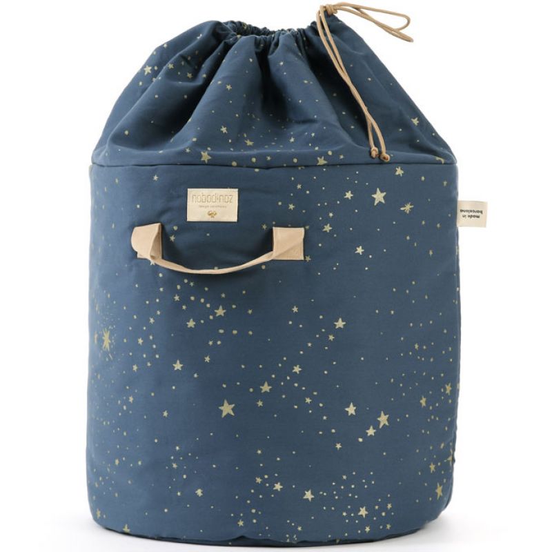 Sac à jouets Bamboo Gold stella Night blue (50 cm) Nobodinoz