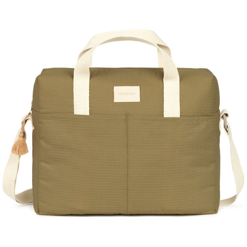 Sac à langer imperméable Gala Opera Olive Green Nobodinoz Produit 1 grande taille