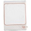 Matelas à langer + serviette éponge Petit Cœur (52 x 68 cm) - Sauthon