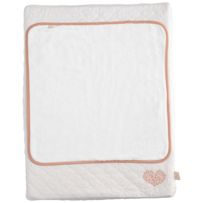 Matelas à langer + serviette éponge Petit Cœur (52 x 68 cm) Sauthon Produit 1