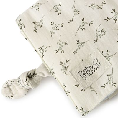 Tapis à langer nomade Knot Olive Bloom