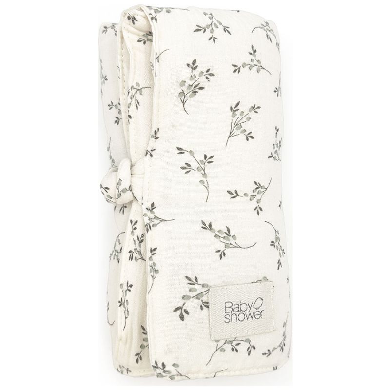 Tapis à langer nomade Knot Olive Bloom Babyshower Produit 1