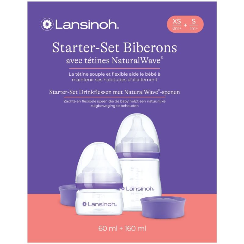 Coffret de naissance biberons et tétines Natural Wave® (60-160 ml) Lansinoh Packaging 7