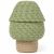 Variation Amande, Fil recyclé jaune, Matcha, Yeux verts, Vert canard, Vert moyen, Monstera du produit Panier Mini arbre de la marque Lorena Canals