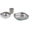 Coffret repas inox sage green  par Béaba