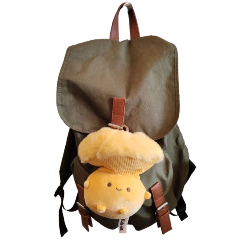Porte-clé peluche Champignon Chanterelle (15 cm) Bazuuyu Produit 3
