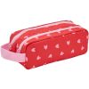 Trousse double compartiment Cœurs Roses Atelier Wagram Produit 2
