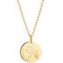 Collier chaîne dessin Ange personnalisable (plaqué or) - Petits trésors