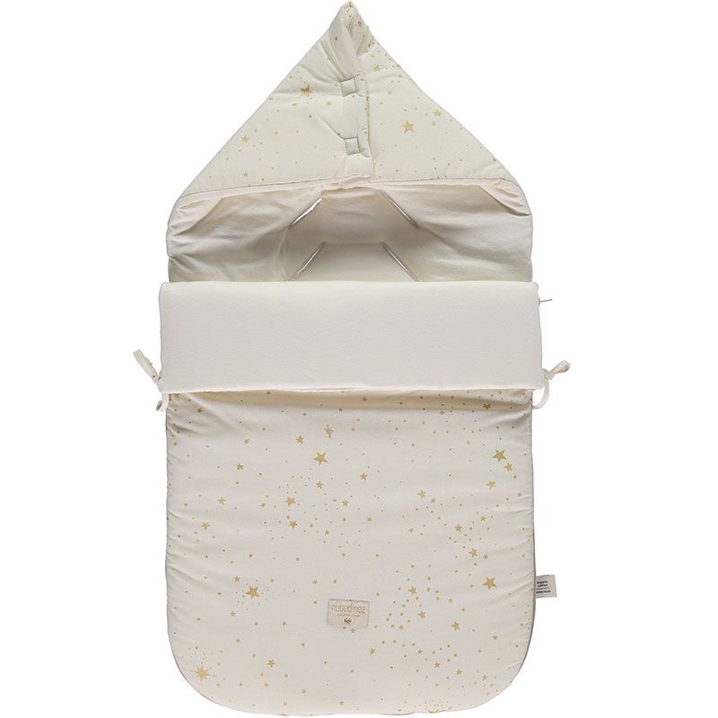 Nid d'ange passe sangle en coton bio Gold stella Natural (90 cm) Nobodinoz
